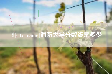 海西消防大学分数线是多少