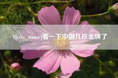 海西看一下中国几枚金牌了
