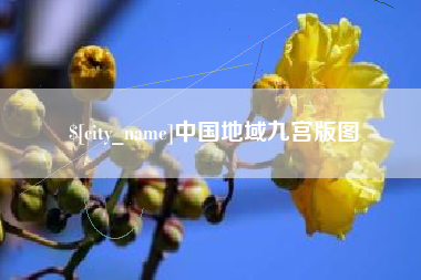 海西中国地域九宫版图
