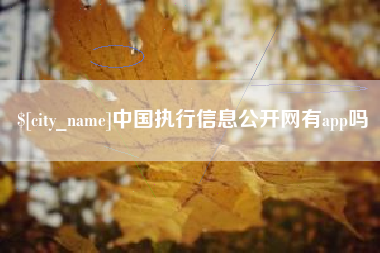 海西中国执行信息公开网有app吗