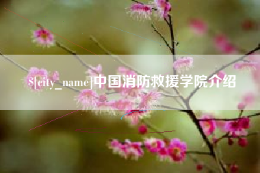 海西中国消防救援学院介绍