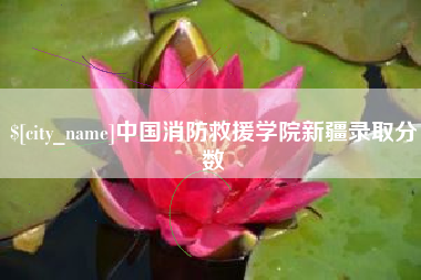 海西中国消防救援学院新疆录取分数
