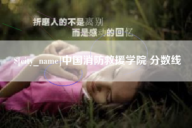 海西中国消防救援学院 分数线