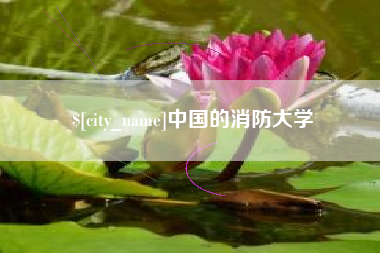 海西中国的消防大学