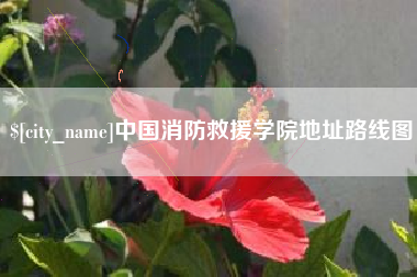 海西中国消防救援学院地址路线图