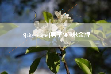海西男子5000米金牌