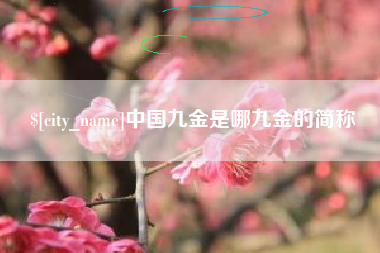 海西中国九金是哪九金的简称