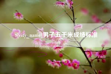 海西男子五千米成绩标准
