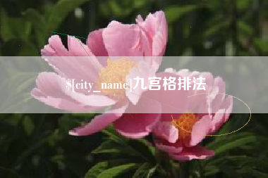 海西九宫格排法