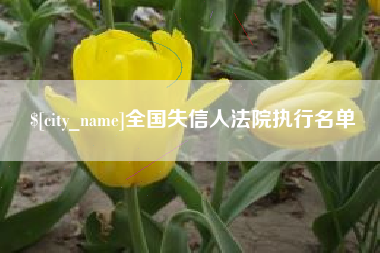 海西全国失信人法院执行名单