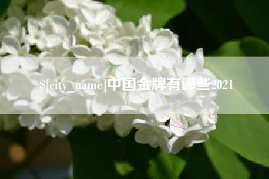 海西中国金牌有哪些2021