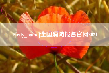 海西全国消防报名官网2021